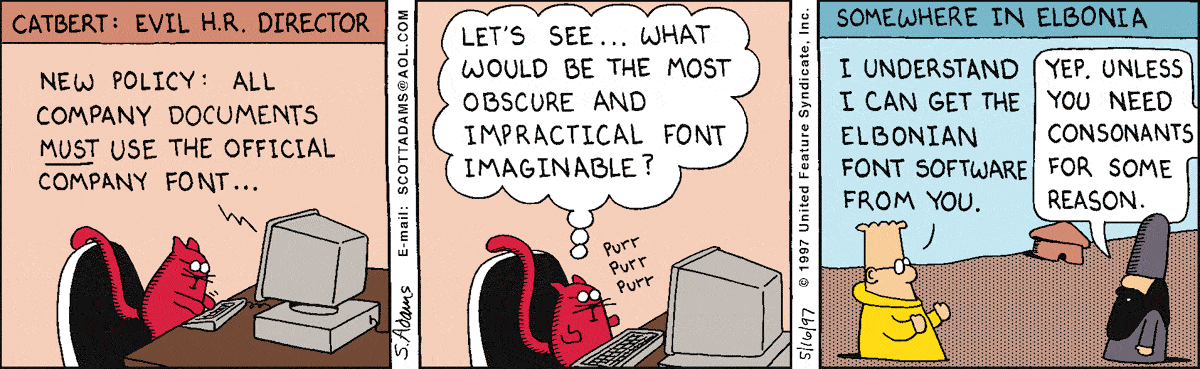 Dilbert Cartoon